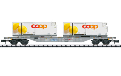 Minitrix 15492 Containertragwagen „coop®“