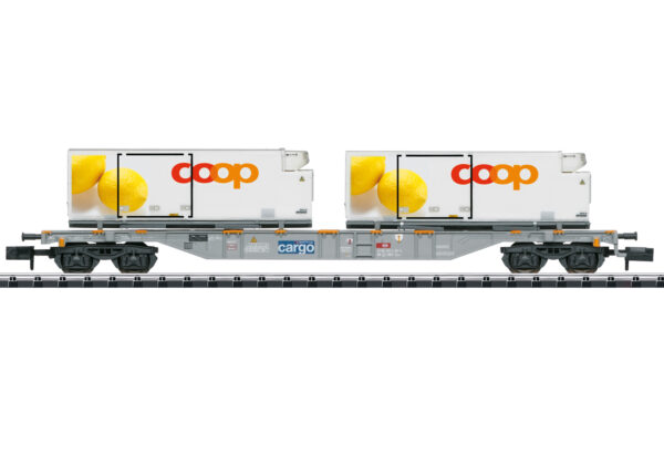 Minitrix 15492 <br>Containertragwagen "coop®" | 15492