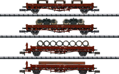 Minitrix 18707 Niederbordwagen-Set