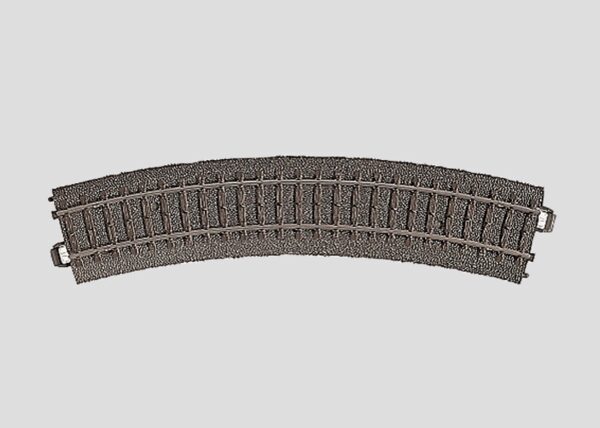 Märklin 24130 <br>Gleis geb. r360 mm,30 Gr. | 24130