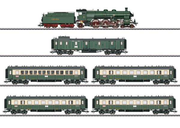 Märklin 26360 <br>Schnellzug-Set bayr.m.S 3/6 | 26360