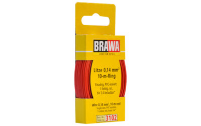 Brawa 3102 Litze 0,14mm² 10m Ring rt