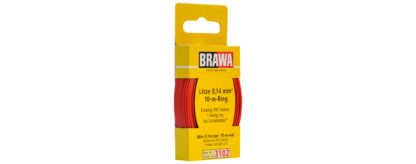 Brawa 3102 <br>Litze 0,14mm² 10m Ring rt | 3102