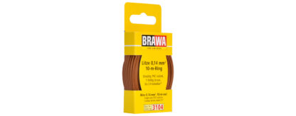 Brawa 3104 <br>Litze 0,14mm² 10m Ring br | 3104