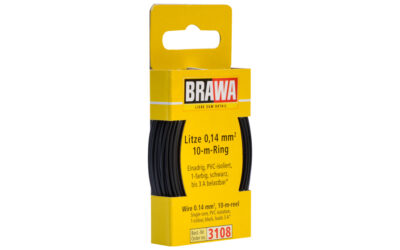 Brawa 3108 Litze 0,14mm² 10m Ring sw