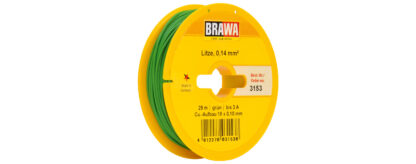 Brawa 3153 <br>Schaltlitze 0,14mm² 25m gn | 3153