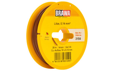 Brawa 3154 Schaltlitze 0,14mm² 25m br