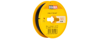 Brawa 3158 <br>Schaltlitze 0,14mm² 25m sw | 3158