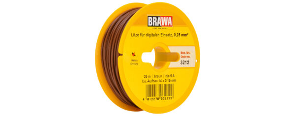 Brawa 3212 <br>Einzelader 0,25mm² 25m br | 3212