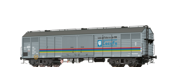 Brawa 50401 <br>H0 GEDECKTER GÜTERWAGEN GAGS-V „LACUFA” DER DR | 50401