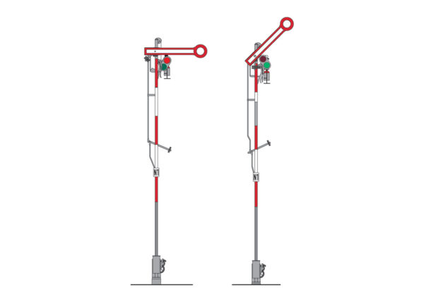 Märklin 70391 <br>Form-Hauptsignal (Schmalmast) | 70391 2