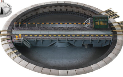 Fleischmann 9152 Komfort-Drehscheibe 9152 C („denkend“) mit elektrischem Antrieb