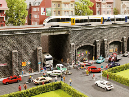 Noch 58058 <br>Arkadenmauer | Diorama Mauern 001 1