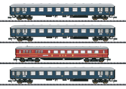 Trix 15132 <br>Schnellzugwagen-Set "MERKUR" | T15132