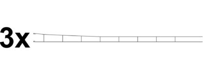 Viessmann 4144 <br>H0 Fahrdraht zum Abspannen Länge 400 mm Oberleitung | 4144 scaled