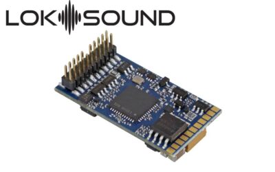 Esu 58412 LokSound 5 DCC/MM/SX/M4 „Leerdecoder“, PluX22, mit Lautsprecher 11x15mm