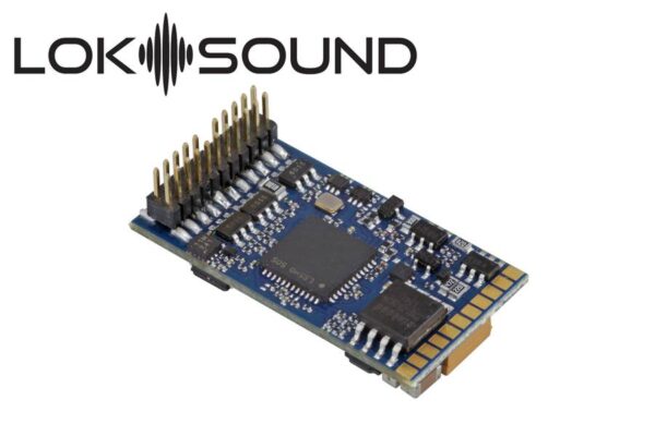 Esu 58412 <br>LokSound 5 DCC/MM/SX/M4 "Leerdecoder", PluX22, mit Lautsprecher 11x15mm | 58412