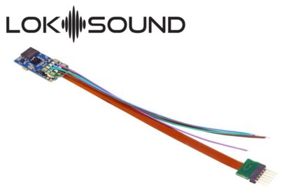 ESU 58816 <br>LokSound 5 micro DCC/MM/SX/M4 "Leerdecoder", 6-pin NEM651, mit Lautsprecher 11x15mm, Spurweite: N, TT, H0 | 58816