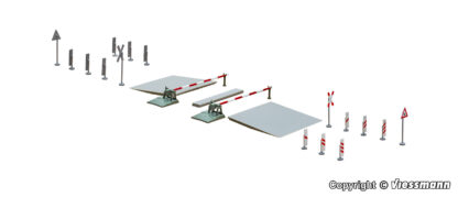 Viessmann 5900 <br>N Bahnschranke vollautomatisch | 5900