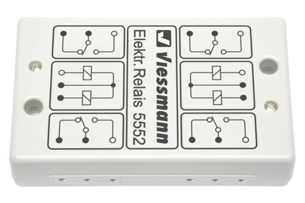 Viessmann 5552 <br>Elektronisches Relais 2x2UM | 5552 1