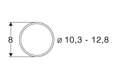 Roco 40069 Haftringset 10Stk.10,3 bis 12,8