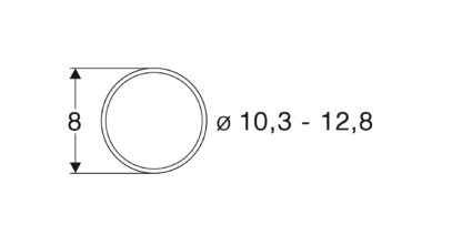 Roco 40069 <br>Haftringset 10Stk.10,3 bis 12,8 | 40069