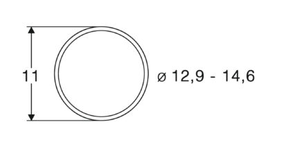 Roco 40070 <br>Haftringset 10Stk.12,9 bis 14,6 | 40070