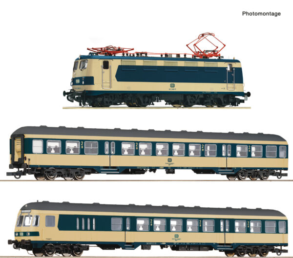 Roco 61484 <br>Zugset Karlsruher Zug DC-Snd. | 61484