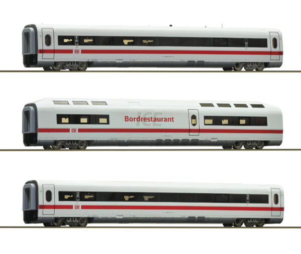 Roco 74028 <br>3-tlg. Set 1: Zwischenwagen ICE 1, DB AG | 74028