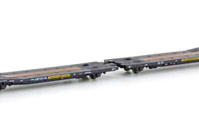 Hobbytrain H23781 DOPPELFLACHWAGEN TWA 800A LAADKS TRANSWAGGON DR EP.IV