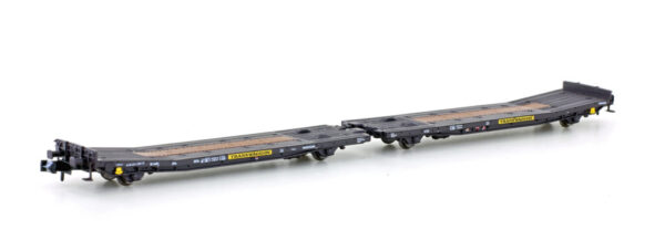 Hobbytrain H23781 <br>DOPPELFLACHWAGEN TWA 800A LAADKS TRANSWAGGON DR EP.IV | H23781