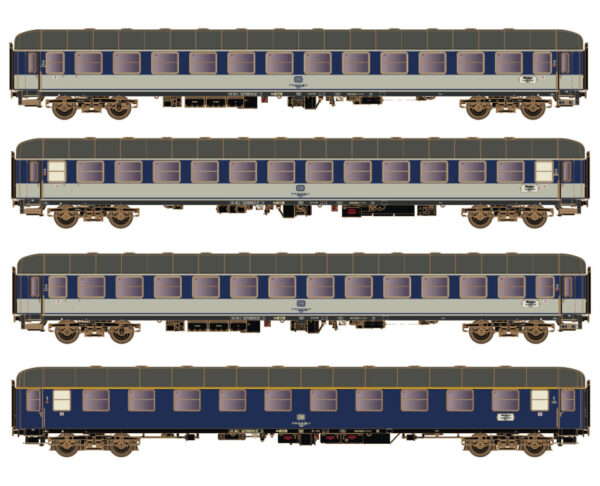 Hobbytrain H43044 <br>4ER SET PERSONENWAGEN DB DOLOMITEN EXPRESS, SET 2 | H43044