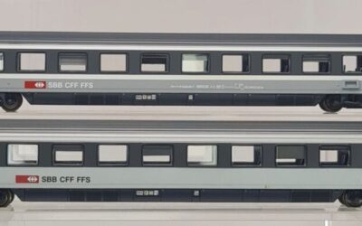 LS Models LC97024 2ER SET PERSONENWAGEN SBB, EP.V, SET 3, EC96/97 IRIS