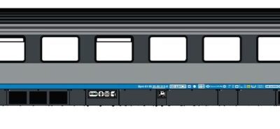 LS Models LS47358 EC PERSONENWAGEN, 2.KL. BPM SBB, EP.VI, EX-CISALPINO