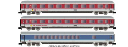 Arnold NH 4365 <br>3-tlg. Set Reisezugwagen - Rollende Raststätte - DB AG | arnold hn4365 teiliges set reisezugwagen rollende raststaette db ag n neuheit 2022 scaled