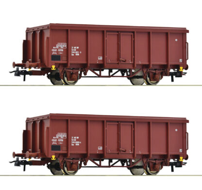 Roco 76006 <br>2-tlg. Set: Offene Güterwagen, DR | Roco 76006