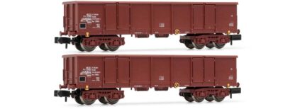 Arnold HN6532 <br>2-tlg. Set Offene Güterwagen Eas mit Beladung DR | 6532