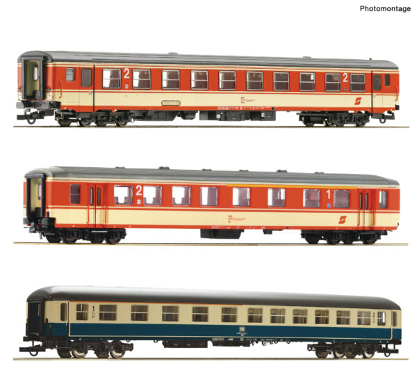 Roco 74051 <br>3-tlg. Set 1: Eilzug „E 712“, ÖBB | Roco 74051