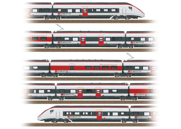 Trix 25810 <br>Elektro-Gliederzug Hochgeschwindigkeits-Triebzug RABe 501 Giruno | 25810