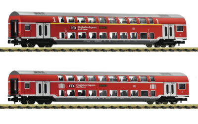 Fleischmann 881916 4-tlg. Set: Doppelstockwagen „FEX“, DB AG