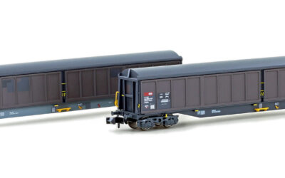 Hobbytrain H23440 2-tlg. Set Schiebewandwagen Habils SBB  mit Alterung