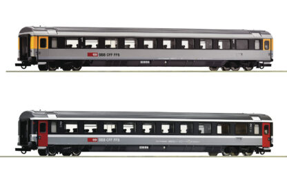 Roco 74023 <br>2-tlg. Set 3: EuroCity-Wagen EC 7, SBB | Roco 74023