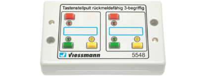 Viessmann 5548 <br>Tasten-Stellpult rückmeldefähig 3-begriffig | 5548