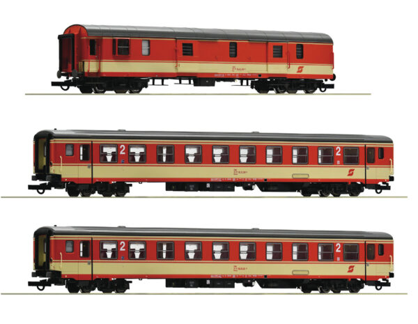 Roco 74052 <br>3-tlg. Set 2: Eilzug „E 712“, ÖBB | Roco 74052