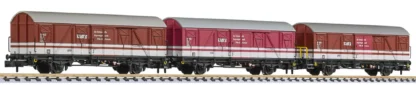 Liliput L260153 <br>3er Set gedeckte Güterwagen, NVAG, Ep.V, gealtert | 260153.jpg