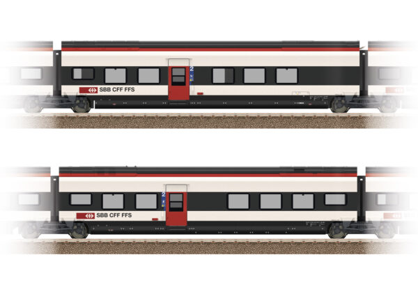 Trix 23282 <br>Ergänzungswagen-Set 2 zum RABe 501 Giruno | 23282