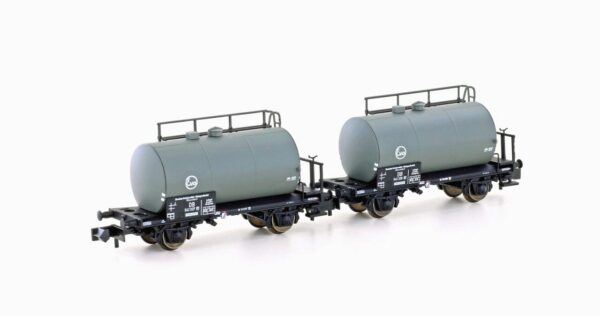 Hobbytrain H24801 <br>2er Set Leichtbau-Kesselwagen "EVA", DB, Ep. III | H24801