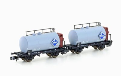 Hobbytrain H24802 2er Set Leichtbau-Kesselwagen „ARAL“, DB, Ep. III