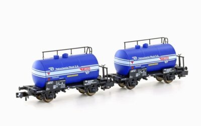 Hobbytrain H24851 2er Set Leichtbau-Kesselwagen „Petrochemia“, PKP, Ep. IV-V