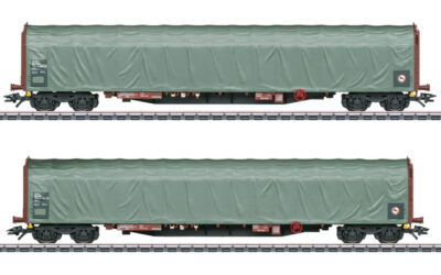 Märklin 47114 Schiebeplanenwagen-Set Rilns AAE, DSB, Ep. V